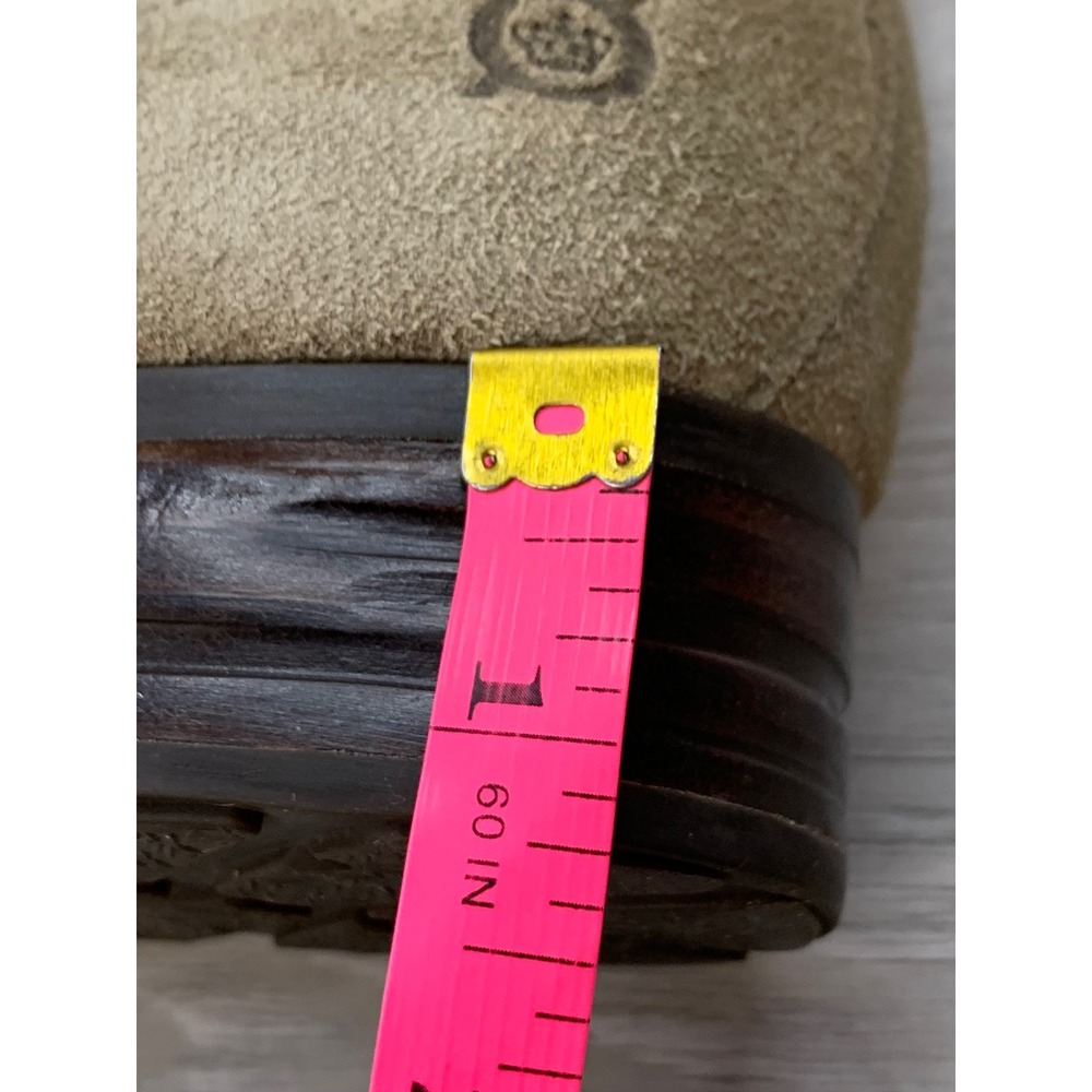 Born Suede Chelsea Boots Taupe Ankle Booties Women's 9.5 Comfort Shoes - Picture 10 of 12